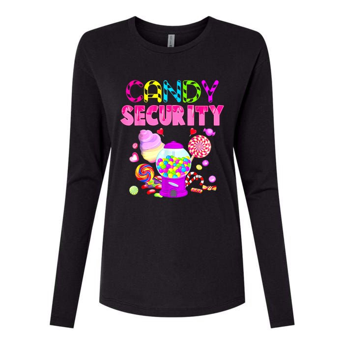 Candy Security Candyland Costume Teens Adult Womens Cotton Relaxed Long Sleeve T-Shirt