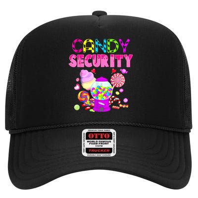 Candy Security Candyland Costume Teens Adult High Crown Mesh Back Trucker Hat