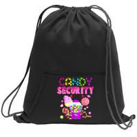 Candy Security Candyland Costume Teens Adult Sweatshirt Cinch Pack Bag