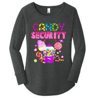 Candy Security Candyland Costume Teens Adult Women's Perfect Tri Tunic Long Sleeve Shirt