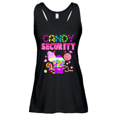 Candy Security Candyland Costume Teens Adult Ladies Essential Flowy Tank