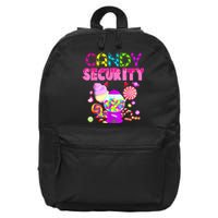 Candy Security Candyland Costume Teens Adult 16 in Basic Backpack