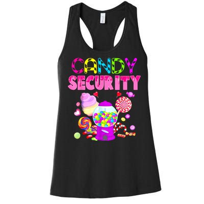 Candy Security Candyland Costume Teens Adult Women's Racerback Tank