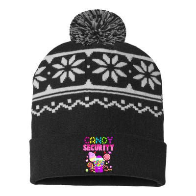 Candy Security Candyland Costume Teens Adult USA-Made Snowflake Beanie