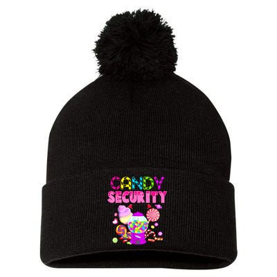 Candy Security Candyland Costume Teens Adult Pom Pom 12in Knit Beanie