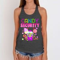 Candy Security Candyland Costume Teens Adult Women's Knotted Racerback Tank