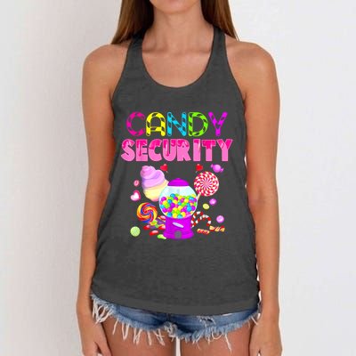 Candy Security Candyland Costume Teens Adult Women's Knotted Racerback Tank