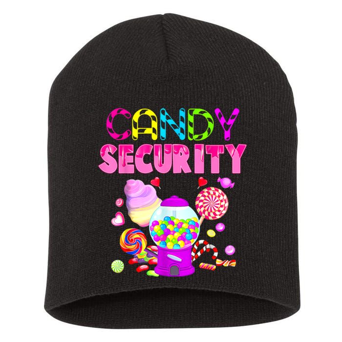 Candy Security Candyland Costume Teens Adult Short Acrylic Beanie