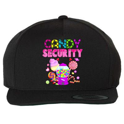 Candy Security Candyland Costume Teens Adult Wool Snapback Cap