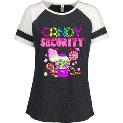 Candy Security Candyland Costume Teens Adult Enza Ladies Jersey Colorblock Tee