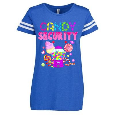 Candy Security Candyland Costume Teens Adult Enza Ladies Jersey Football T-Shirt