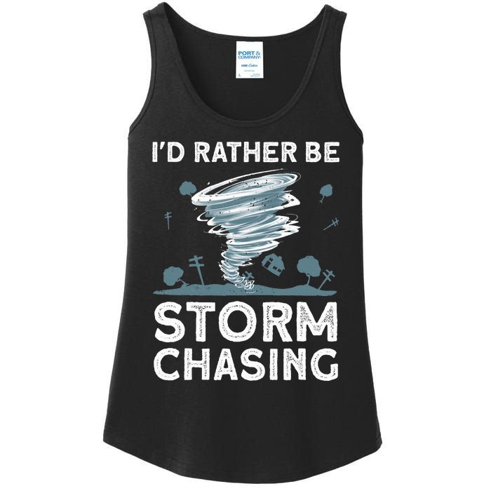 Cool Storm Chasing Hurricane Hunter Ladies Essential Tank