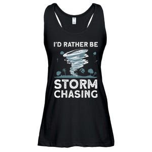 Cool Storm Chasing Hurricane Hunter Ladies Essential Flowy Tank