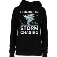 Cool Storm Chasing Hurricane Hunter Womens Funnel Neck Pullover Hood