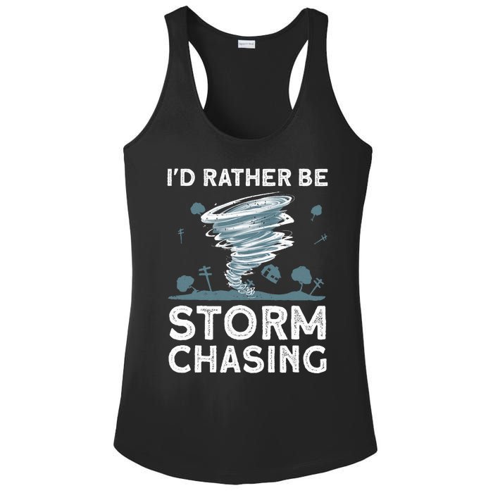 Cool Storm Chasing Hurricane Hunter Ladies PosiCharge Competitor Racerback Tank