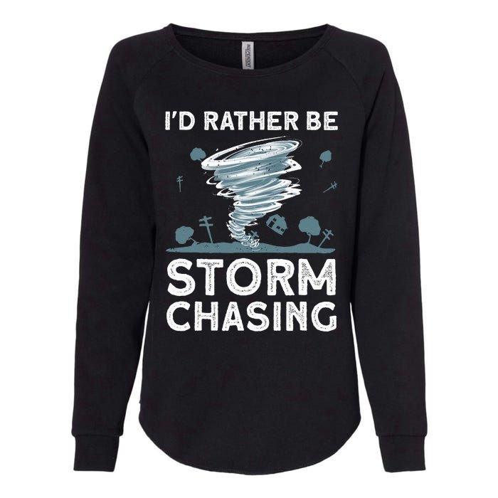 Cool Storm Chasing Hurricane Hunter Womens California Wash Sweatshirt