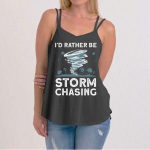 Cool Storm Chasing Hurricane Hunter Women's Strappy Tank