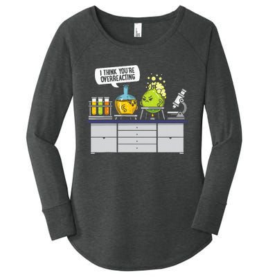 Chemistry Science Chemist Student Test Tube Funny Women's Perfect Tri Tunic Long Sleeve Shirt