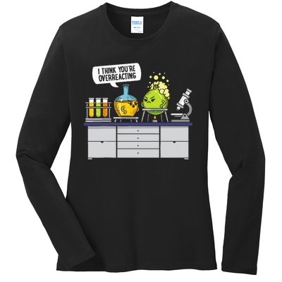 Chemistry Science Chemist Student Test Tube Funny Ladies Long Sleeve Shirt