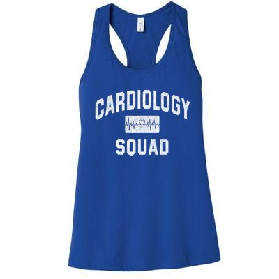 Cardiology Squad Cardiologist Cardiac Doctor Nurse Tech Gift Women's Racerback Tank