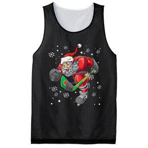 Christmas Santa Claus Player Ice Hockey Funny Mesh Reversible Basketball Jersey Tank