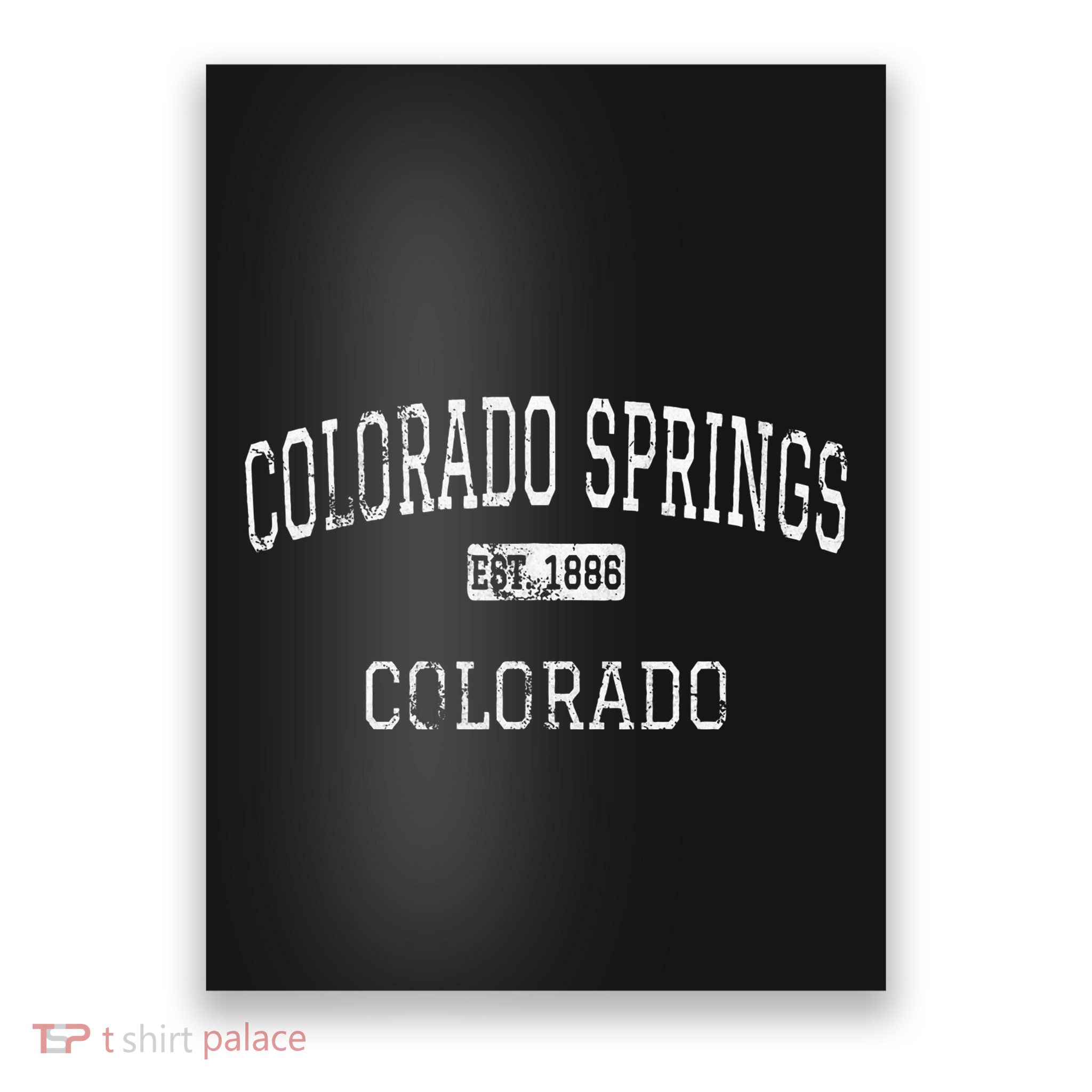 Colorado Springs Colorado Co Vintage Poster