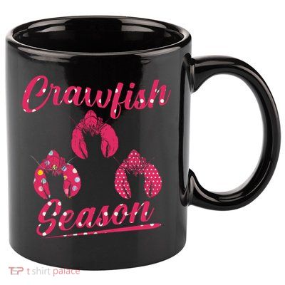 Crawfish Season Crayfish Cook Boil Lobster Gift 11oz C Handle Ceramic Mug