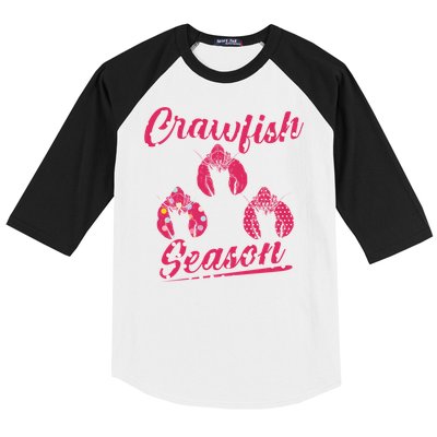 Crawfish Season Crayfish Cook Boil Lobster Gift Baseball Sleeve Shirt