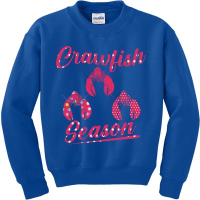 Crawfish Season Crayfish Cook Boil Lobster Gift Kids Sweatshirt