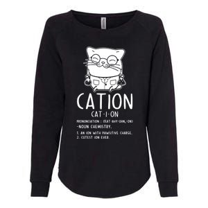 Cat Science Chemistry For Chemist Teacher Gift Womens California Wash Sweatshirt