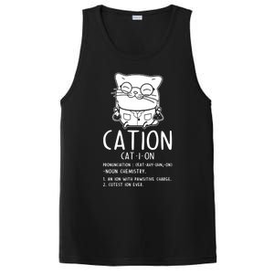 Cat Science Chemistry For Chemist Teacher Gift PosiCharge Competitor Tank