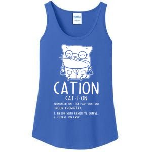 Cat Science Chemistry For Chemist Teacher Gift Ladies Essential Tank