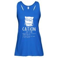 Cat Science Chemistry For Chemist Teacher Gift Ladies Essential Flowy Tank