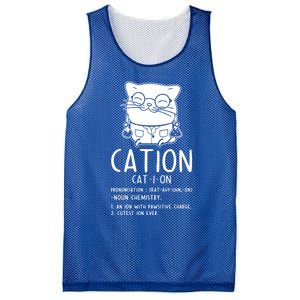 Cat Science Chemistry For Chemist Teacher Gift Mesh Reversible Basketball Jersey Tank