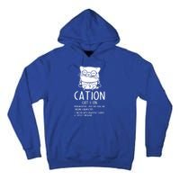 Cat Science Chemistry For Chemist Teacher Gift Tall Hoodie