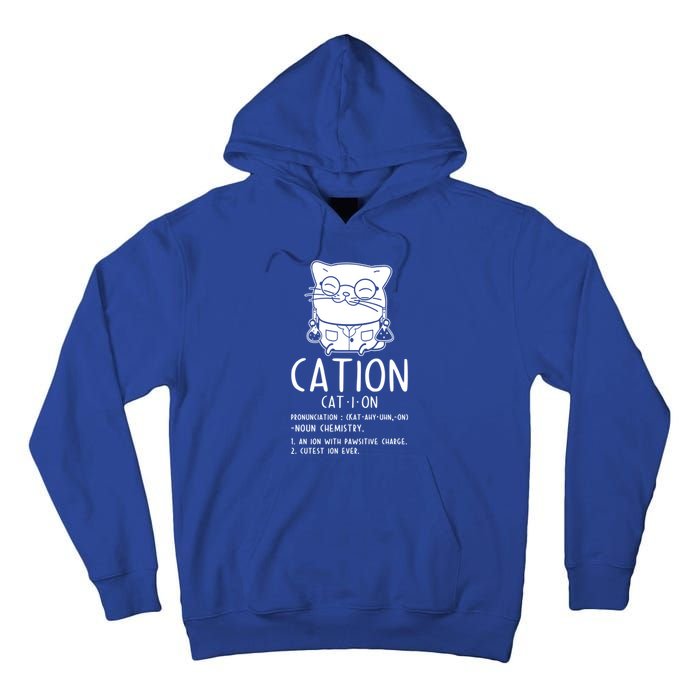 Cat Science Chemistry For Chemist Teacher Gift Tall Hoodie