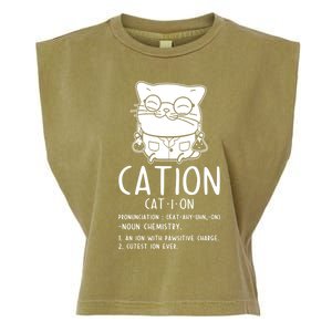 Cat Science Chemistry For Chemist Teacher Gift Garment-Dyed Women's Muscle Tee