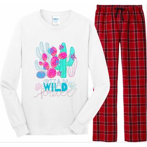 Cactuses Succulents Colorful Cacti Long Sleeve Pajama Set