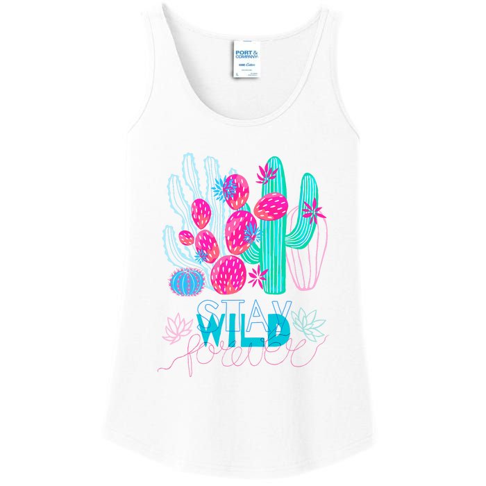 Cactuses Succulents Colorful Cacti Ladies Essential Tank