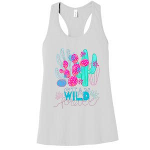 Cactuses Succulents Colorful Cacti Women's Racerback Tank