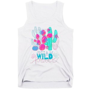 Cactuses Succulents Colorful Cacti Tank Top