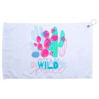 Cactuses Succulents Colorful Cacti Grommeted Golf Towel