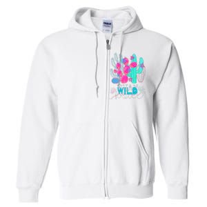 Cactuses Succulents Colorful Cacti Full Zip Hoodie