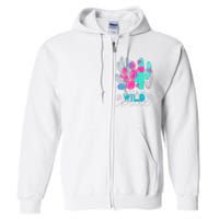 Cactuses Succulents Colorful Cacti Full Zip Hoodie