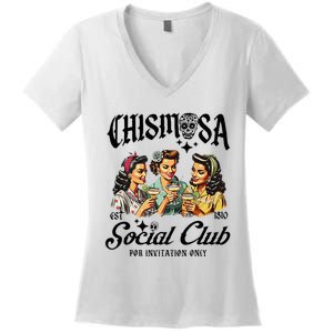 Chismosa Social Club Women's V-Neck T-Shirt