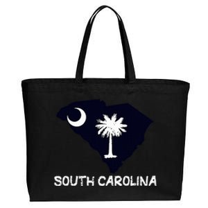 Cool South Carolina State Cotton Canvas Jumbo Tote