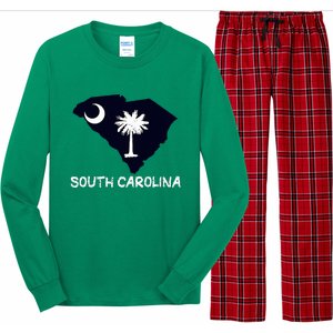 Cool South Carolina State Long Sleeve Pajama Set