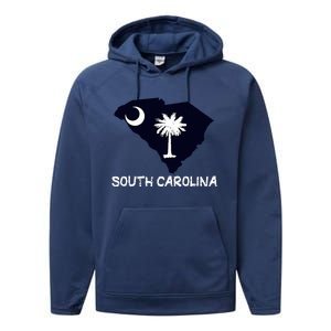 Cool South Carolina State Performance Fleece Hoodie