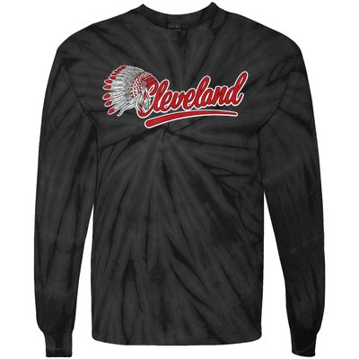 Cleveland Shirt CLE Shirt For Men Women Kids Tie-Dye Long Sleeve Shirt