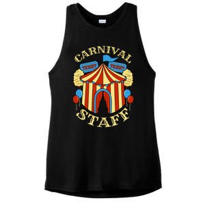 Carnival Staff Circus Event Security Ringmaster Lover Gift Ladies PosiCharge Tri-Blend Wicking Tank